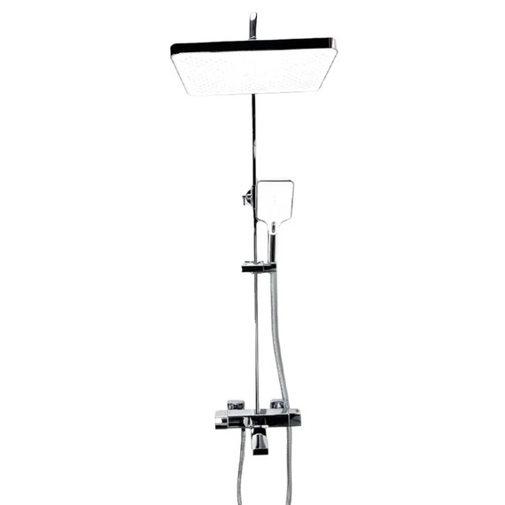 Душевая стойка с термостатом Haiba HB24537 -  Душевая стойка с термостатом Haiba HB24537 фото