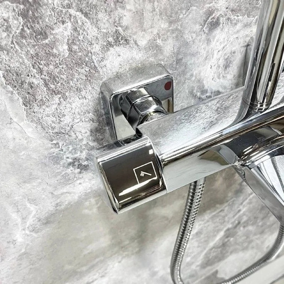 Душевая стойка с термостатом Haiba HB24537 - 11 Душевая стойка с термостатом Haiba HB24537 фото 11