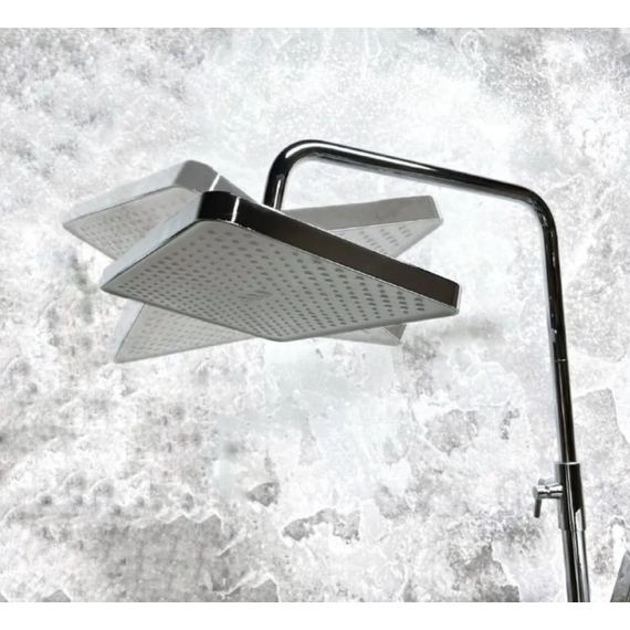 Душевая стойка с термостатом Haiba HB24537 - 8 Душевая стойка с термостатом Haiba HB24537 фото 8