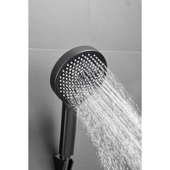 Смеситель для ванны Belz B22813-3, оружейная сталь фото 10