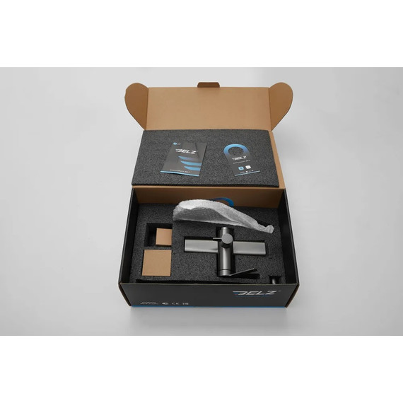 Смеситель для ванны Belz B22813-3, оружейная сталь фото 18