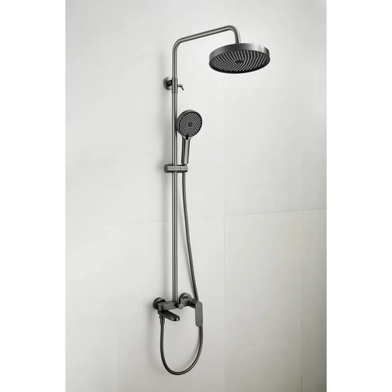 Душевая стойка Belz B24713-3, оружейная сталь фото 2