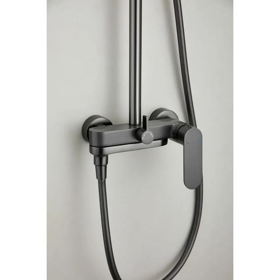 Душевая стойка Belz B24713-3, оружейная сталь фото 4