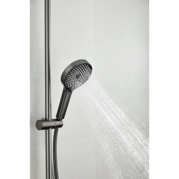 Душевая стойка Belz B24713-3, оружейная сталь фото 7