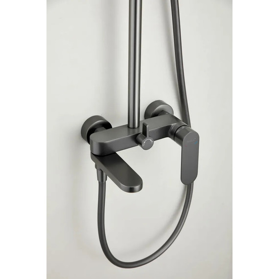 Душевая стойка Belz B24713-3, оружейная сталь фото 3