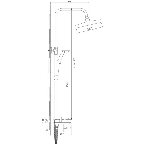 Душевая стойка Belz B24713 - 16 Душевая стойка Belz B24713 фото 16