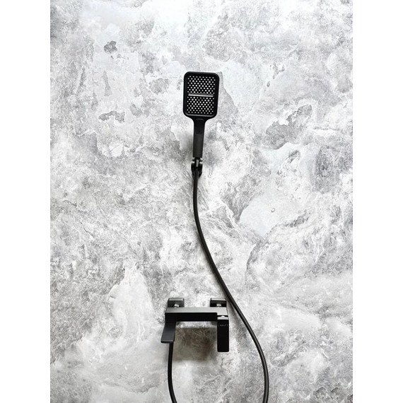 Смеситель для ванны Belz B60709-3, оружейная сталь фото 2