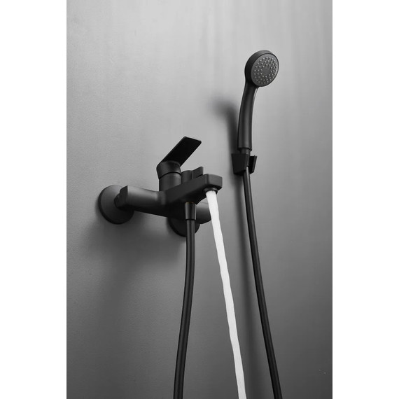 Смеситель для ванны Haiba HB60719-7, чёрный фото 3