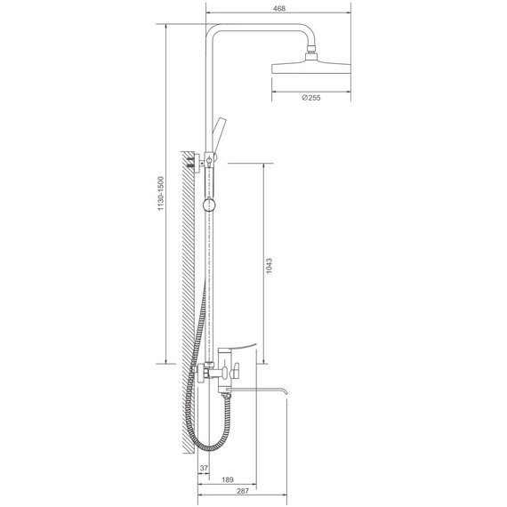 Душевая стойка Belz B24812 - 15 Душевая стойка Belz B24812 фото 15