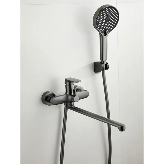 Смеситель для ванны Belz B22713-3, графит фото 2