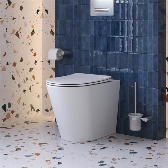 Унитаз приставной безободковый BelBagno BB1003CB-TOR/SC с тонкой крышкой микролифт (система смыва торнадо) - 2 Унитаз приставной безободковый BelBagno BB1003CB-TOR/SC с тонкой крышкой микролифт (система смыва торнадо) фото 2