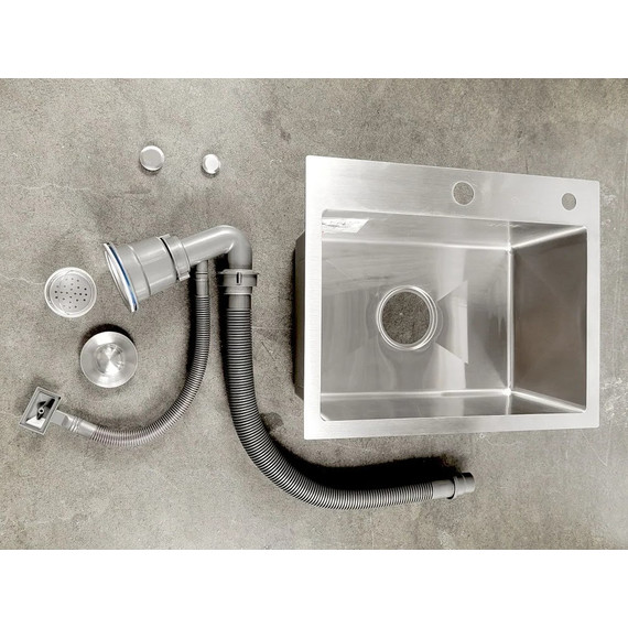 Кухонная мойка Diadonna DS5040, сатин фото 5