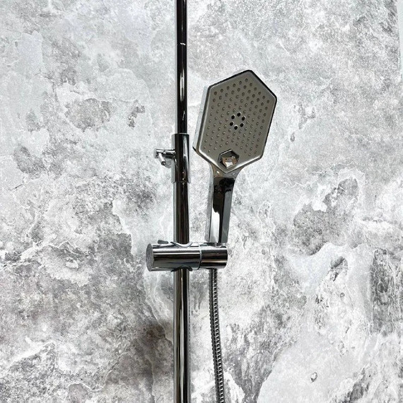 Душевая стойка с термостатом Haiba HB24726 - 13 Душевая стойка с термостатом Haiba HB24726 фото 13