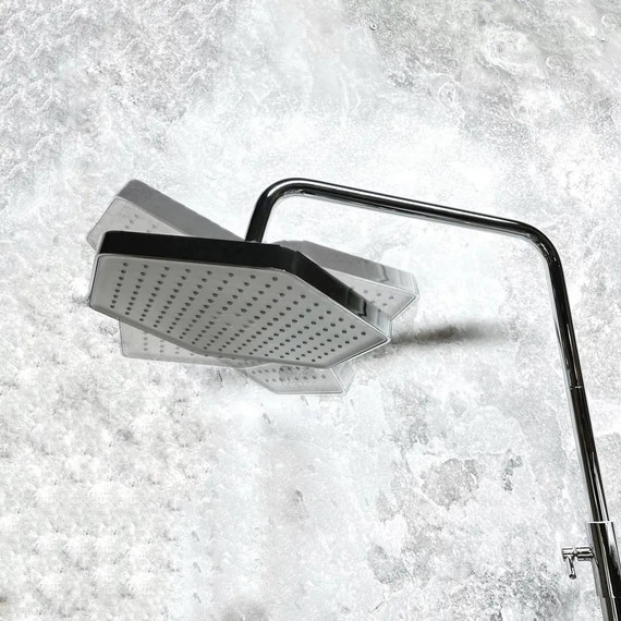 Душевая стойка с термостатом Haiba HB24726 - 8 Душевая стойка с термостатом Haiba HB24726 фото 8