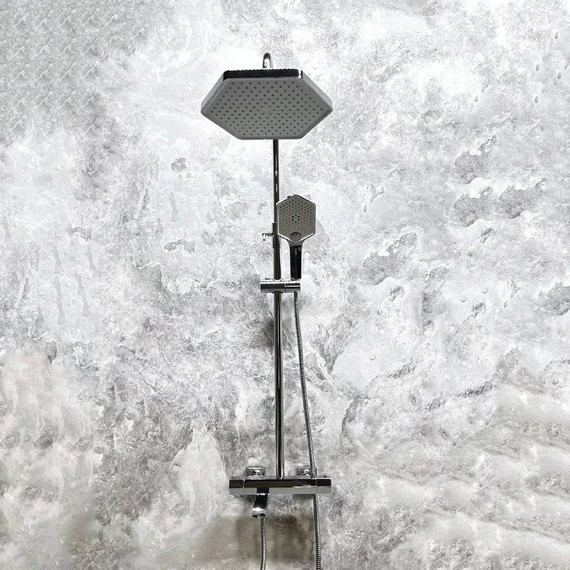 Душевая стойка с термостатом Haiba HB24726 - 4 Душевая стойка с термостатом Haiba HB24726 фото 4