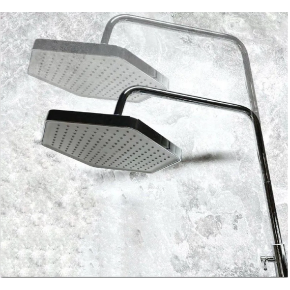 Душевая стойка с термостатом Haiba HB24726 - 7 Душевая стойка с термостатом Haiba HB24726 фото 7