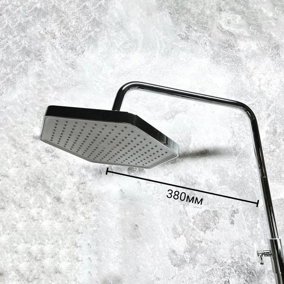 Душевая стойка с термостатом Haiba HB24726 - 6 Душевая стойка с термостатом Haiba HB24726 фото 6