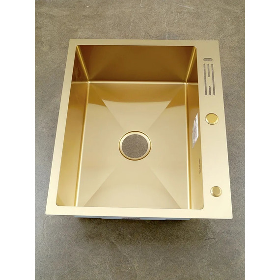 Кухонная мойка Diadonna DS5060G, золото фото 2