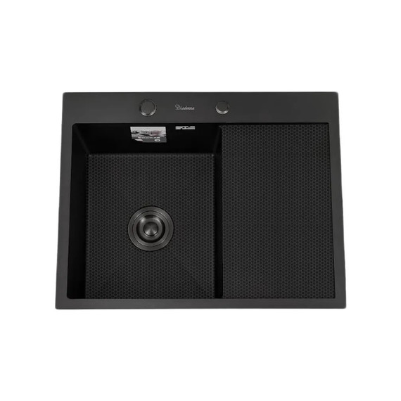 Кухонная мойка Diadonna DS6350BL-L, чёрный фото 