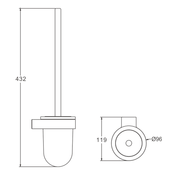 Ёршик для унитаза Belz B91010, цвет белый - 2 Ёршик для унитаза Belz B91010, цвет белый фото 2