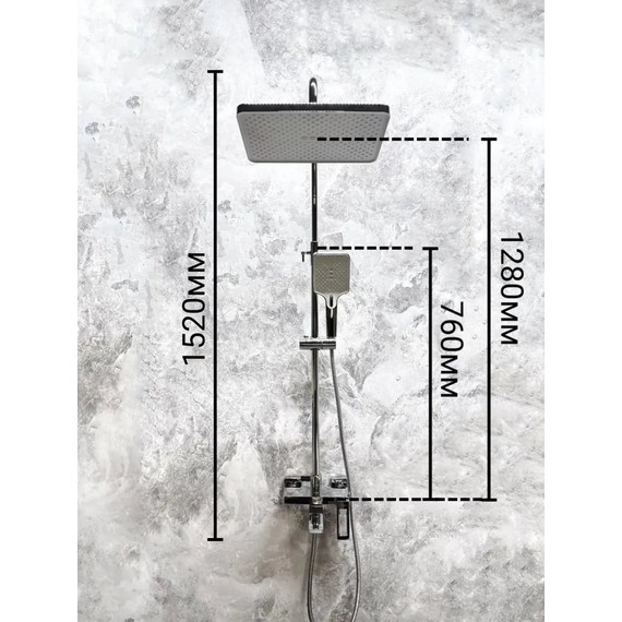 Душевая стойка Haiba HB24732 - 2 Душевая стойка Haiba HB24732 фото 2