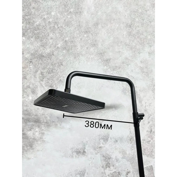 Душевая стойка Haiba HB24732-7, чёрный - 10 Душевая стойка Haiba HB24732-7, чёрный фото 10