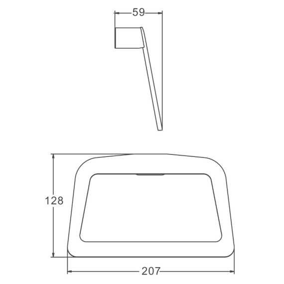 Кольцо для полотенец Belz B91004, цвет белый фото 2