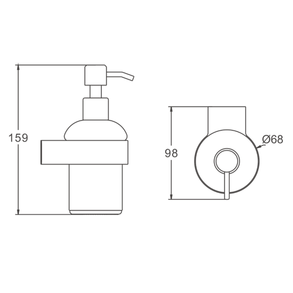 Дозатор для жидкого мыла Belz B91027, цвет белый фото 2