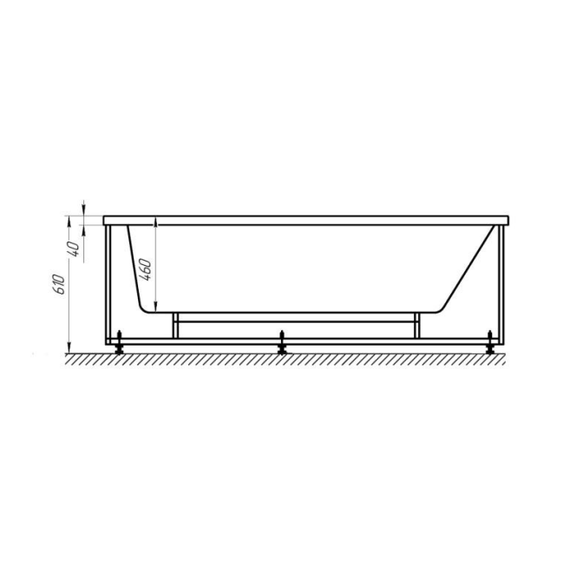 Ванна акриловая Jacob Delafon Odeon Rive Gauche 180x80 см E6D365RU-00 фото 4