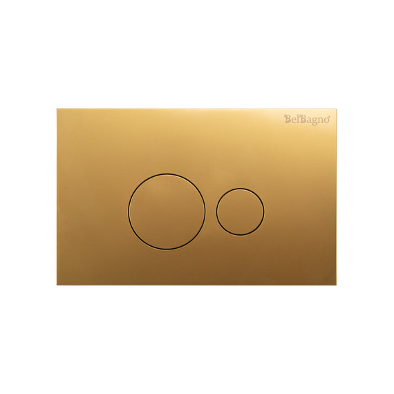 Кнопка смыва BelBagno BB083ORO.MAT, золото матовое фото 