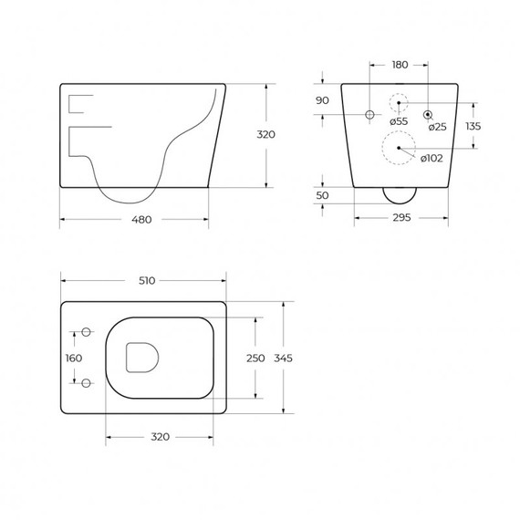 Унитаз подвесной безободковый BelBagno Due BB7107CHR/SC с тонкой крышкой микролифт фото 7