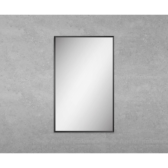 Зеркало BelBagno 50 см SPC-AL-500-800 Nero, чёрный фото 3