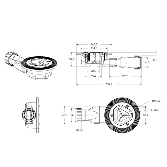 Каменный поддон BelBagno 100 см TRAY-MR-UNO-AH-100/80-35-W-BO - 6 Каменный поддон BelBagno 100 см TRAY-MR-UNO-AH-100/80-35-W-BO фото 6