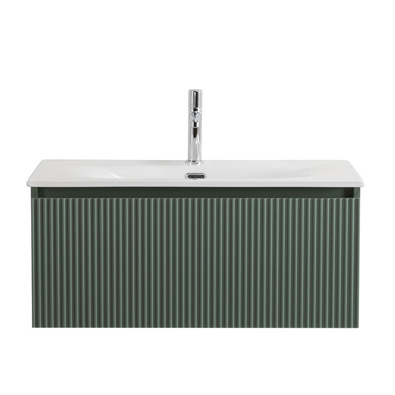 Тумба подвесная с раковиной BelBagno 80 см UNO-800-1C-SO-VO, еловый матовый фото 