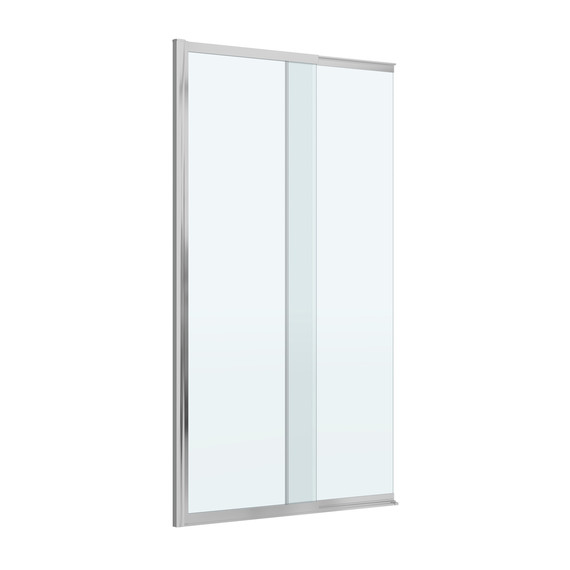 Шторка для ванны Cezares 100 см SLIDER-FIX-VF-11-100/150-C-Cr, хром/прозрачное фото 3