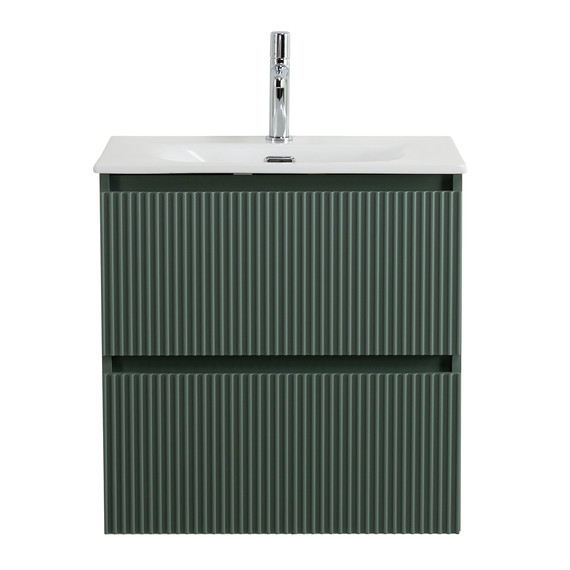 Тумба подвесная с раковиной BelBagno 60 см UNO-MINI-600-2C-SO-VO, еловый матовый фото 