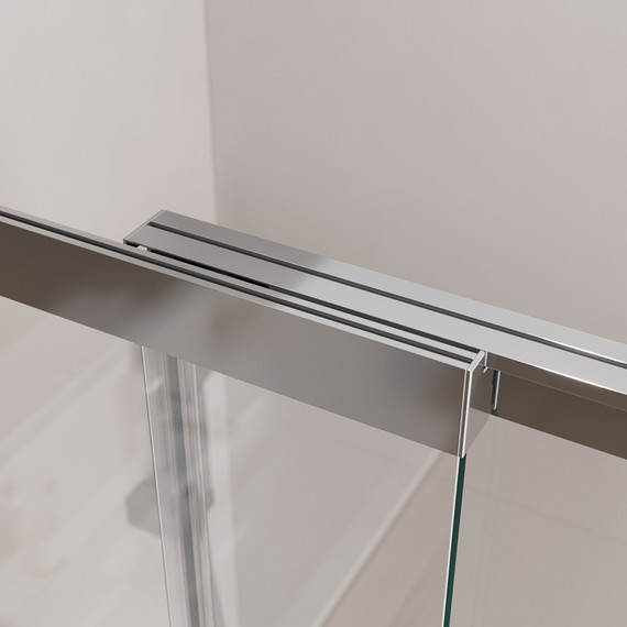 Шторка для ванны Cezares 90 см SLIDER-FIX-VF-11-90/150-C-Cr, хром/прозрачное фото 6