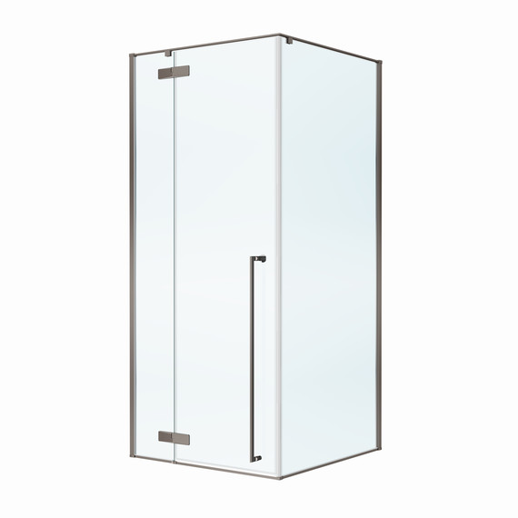 Душевое ограждение Cezares 900x900 LINER-A-1-90-C-GM-L, оружейная сталь/прозрачное - 3 Душевое ограждение Cezares 900x900 LINER-A-1-90-C-GM-L, оружейная сталь/прозрачное фото 3