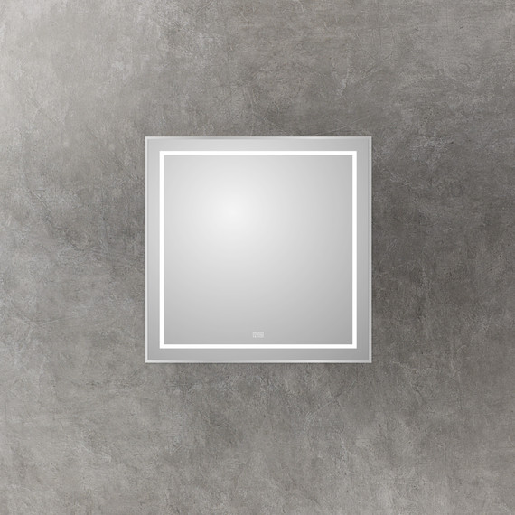 Зеркало BelBagno 90 см SPC-KRAFT-900-800-LED-TCH-WARM, сатин фото 3