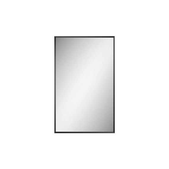 Зеркало BelBagno 50 см SPC-AL-500-800 Nero, чёрный фото 