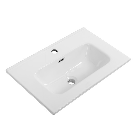Тумба подвесная с раковиной Belbagno 50 см KRAFT 39-500/390-2C-SO-AO (раковина BB500/390ETL) голубой матовый фото 2
