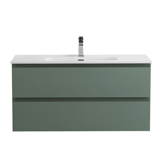 Тумба подвесная с раковиной Belbagno 100 см KRAFT-1000-2C-SO-VO (раковина BB1000ETL) еловый матовый фото 