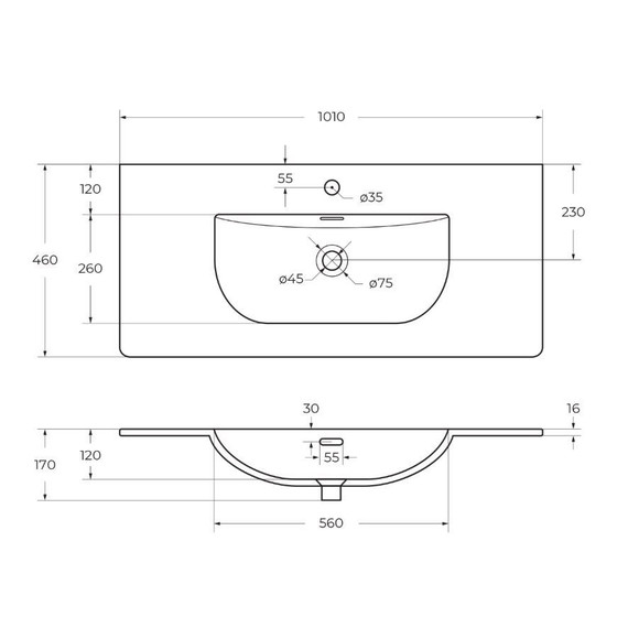 Тумба подвесная с раковиной Belbagno 100 см KRAFT-1000-2C-SO-AO (раковина BB-8099-100) голубой матовый фото 4