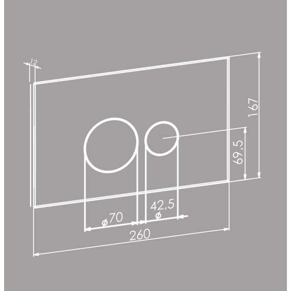 Кнопка смыва Boheme 668-G, золото фото 2