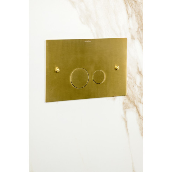 Кнопка смыва Boheme 648-MG, золото матовое фото 2