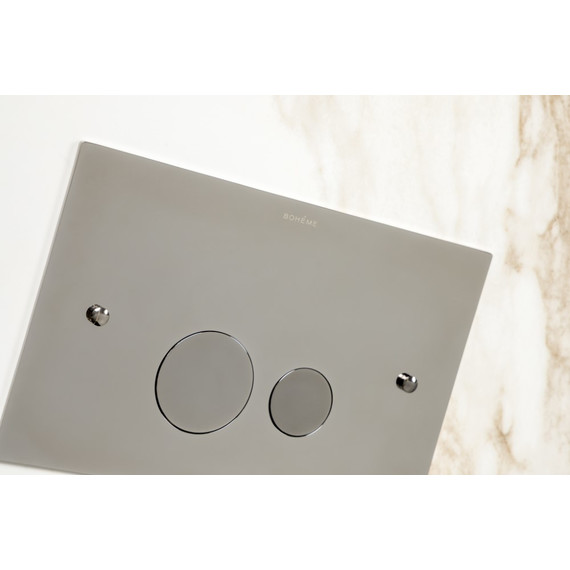 Кнопка смыва Boheme 648-SGM, графит глянцевый фото 4