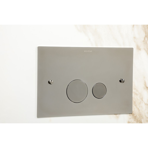 Кнопка смыва Boheme 648-SGM, графит глянцевый фото 2