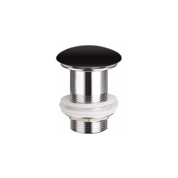 Донный клапан Ceramicanova CN2000MB, черный матовый фото 