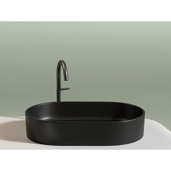 Раковина-чаша Ceramicanova Element 60 см CN6048MB, чёрный матовый фото 4