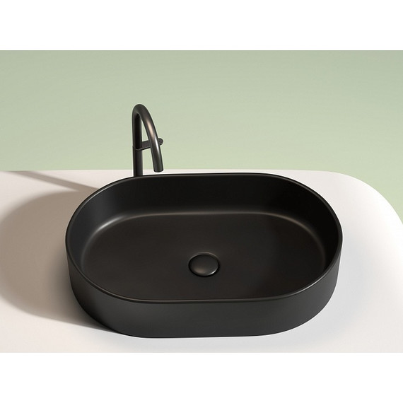 Раковина-чаша Ceramicanova Element 60 см CN6048MB, чёрный матовый фото 2